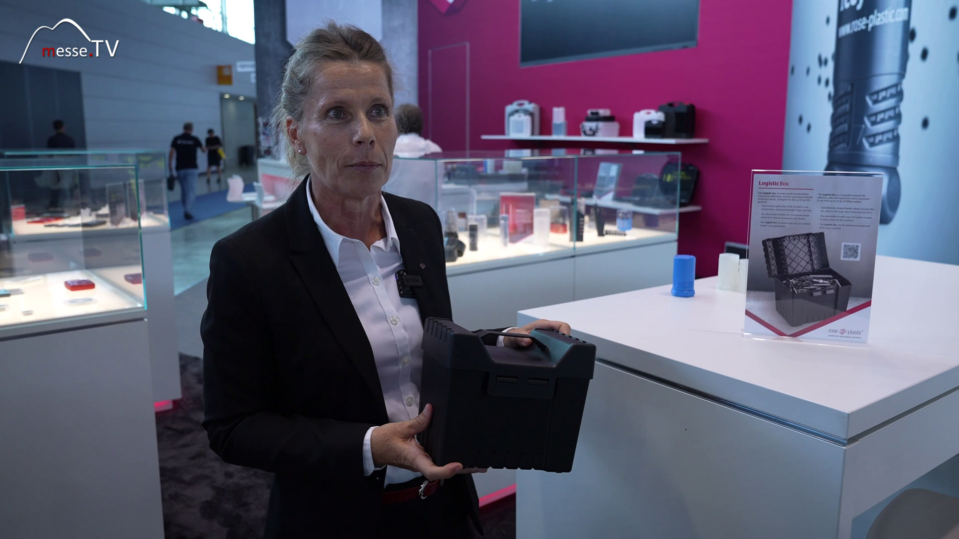 Logistic Box Rose Plastic Melanie Schneider AMB 2024 Messe Stuttgart