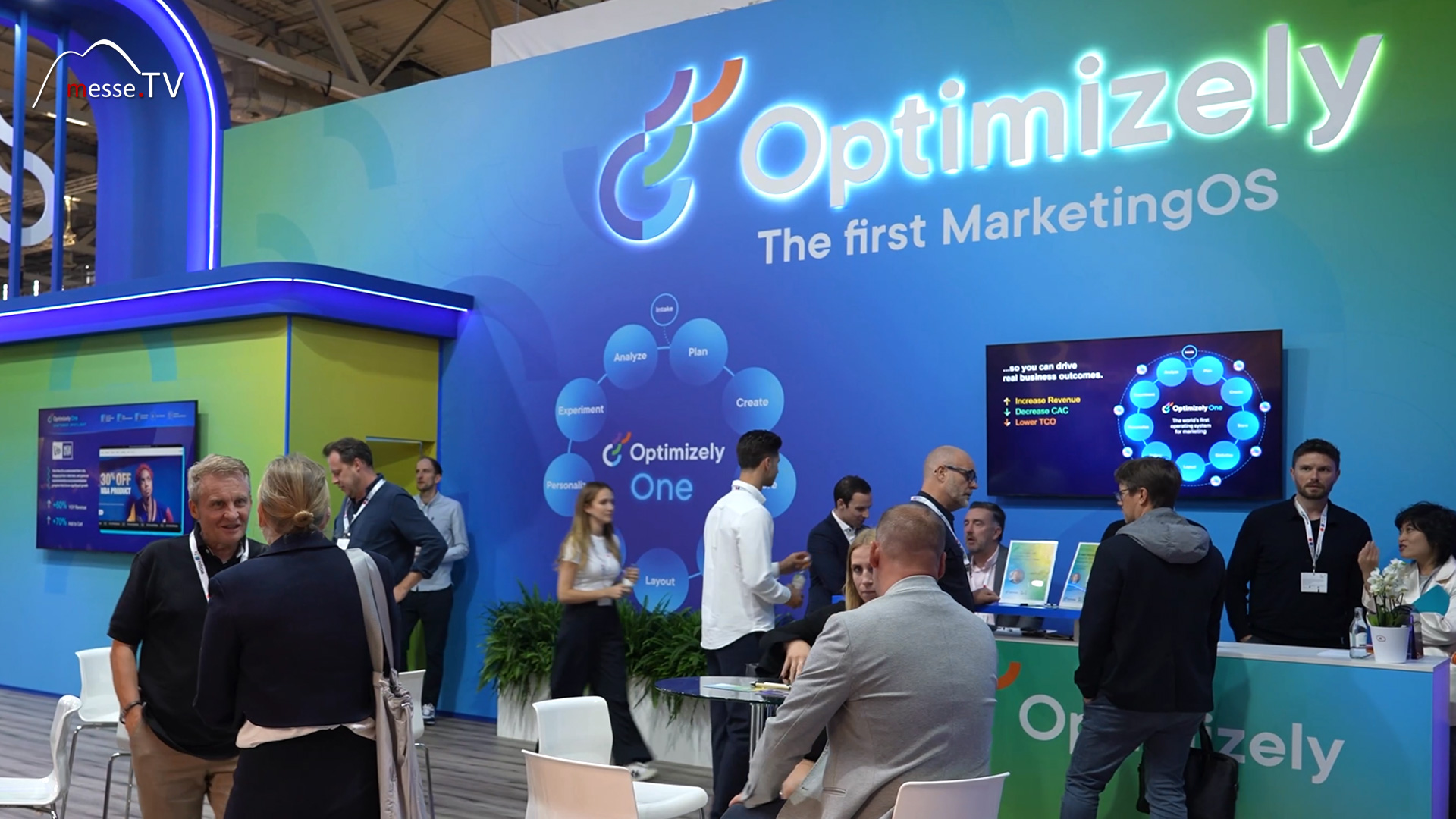 Messestand Optimizely DMEXCO 2024