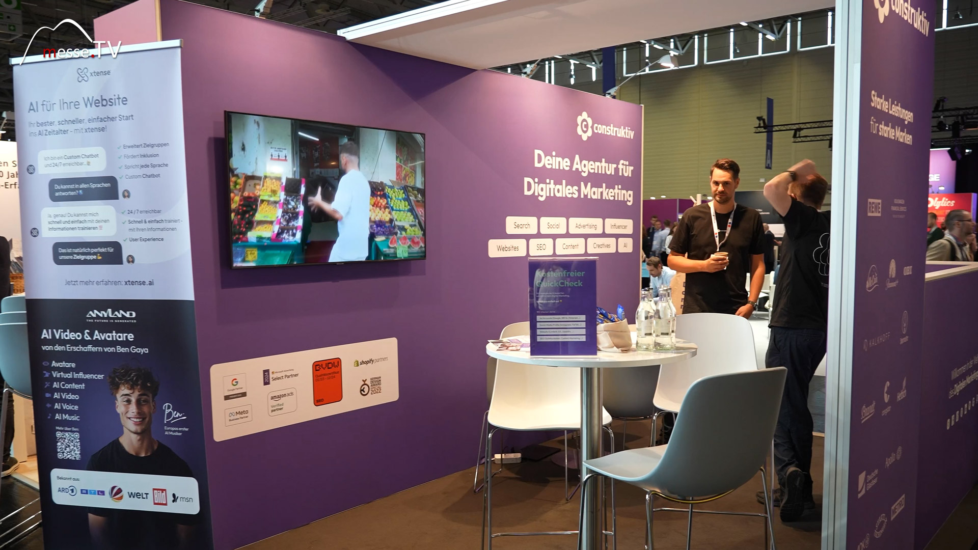 Messestand construktiv Agentur fuer digitales Marketing DMEXCO