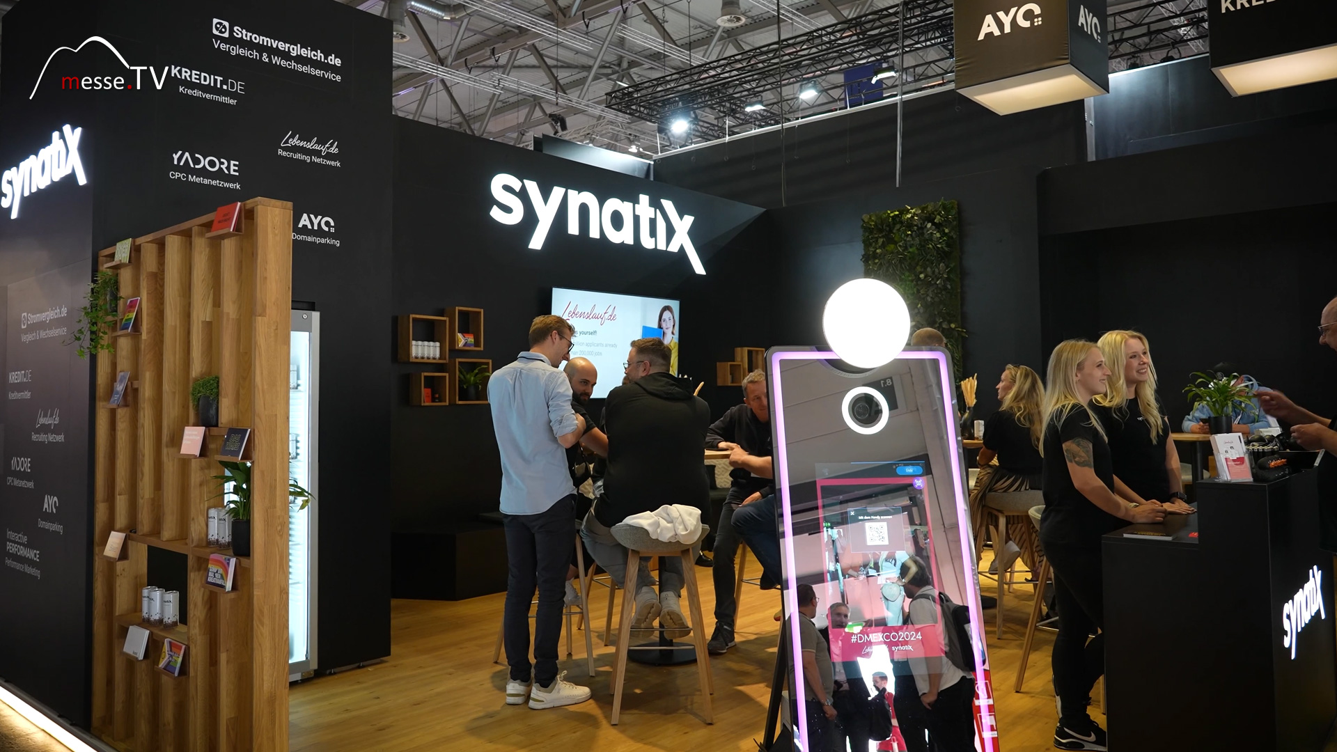 Technologien Bereich Performance Marketing Synatix Messestand DMEXO 2024