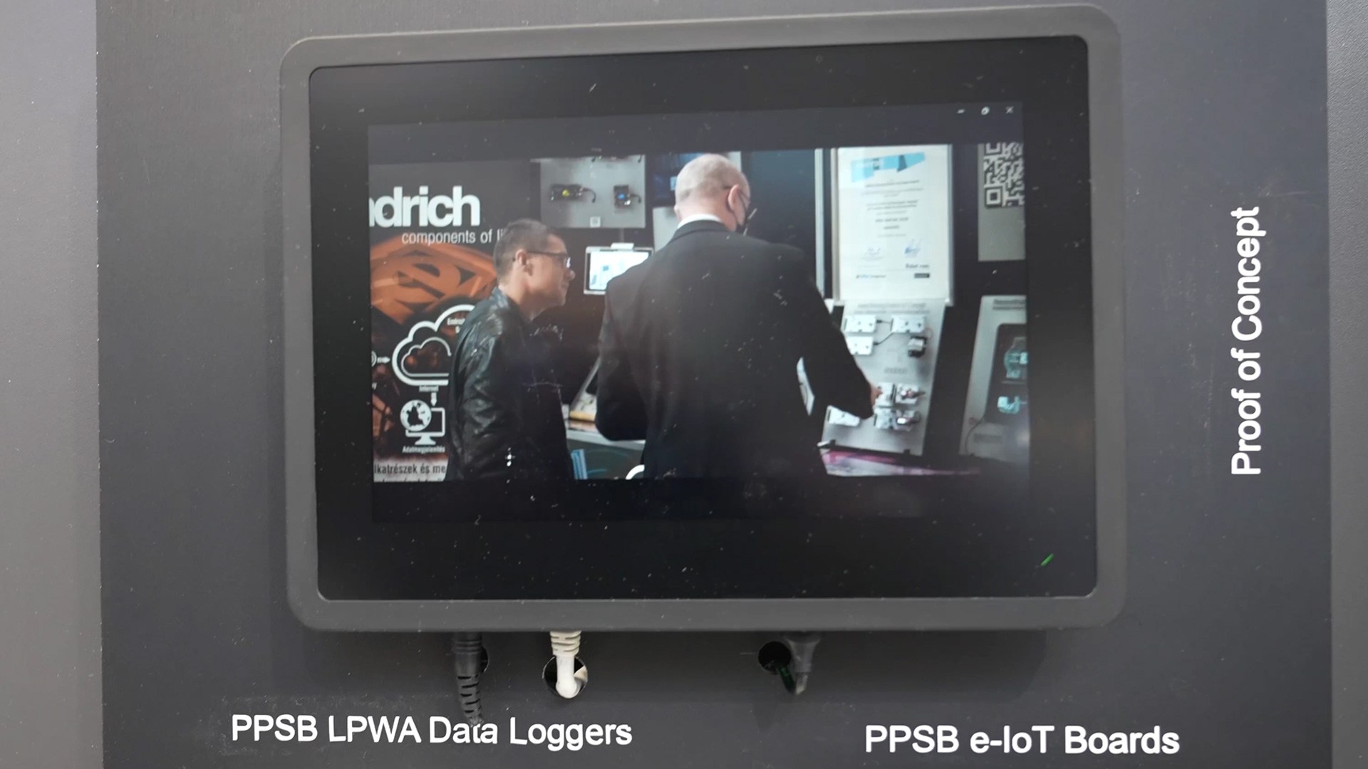 Anwendungsbeispiel PPSB LPWA Datenlogger Endrich und PPSB e IoT Boards electronica 2024