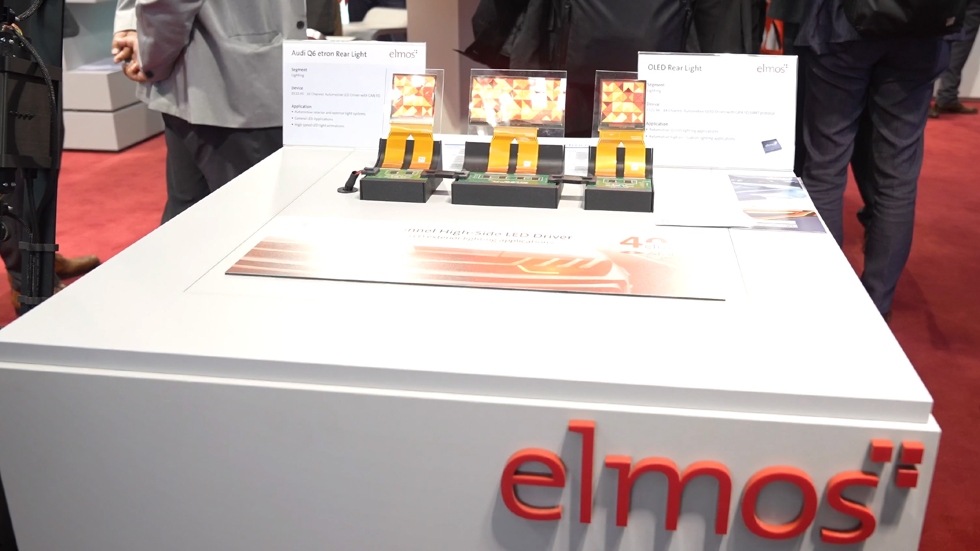 Innovativer High Side LED Treiber für OLED Elmos electronica 2024