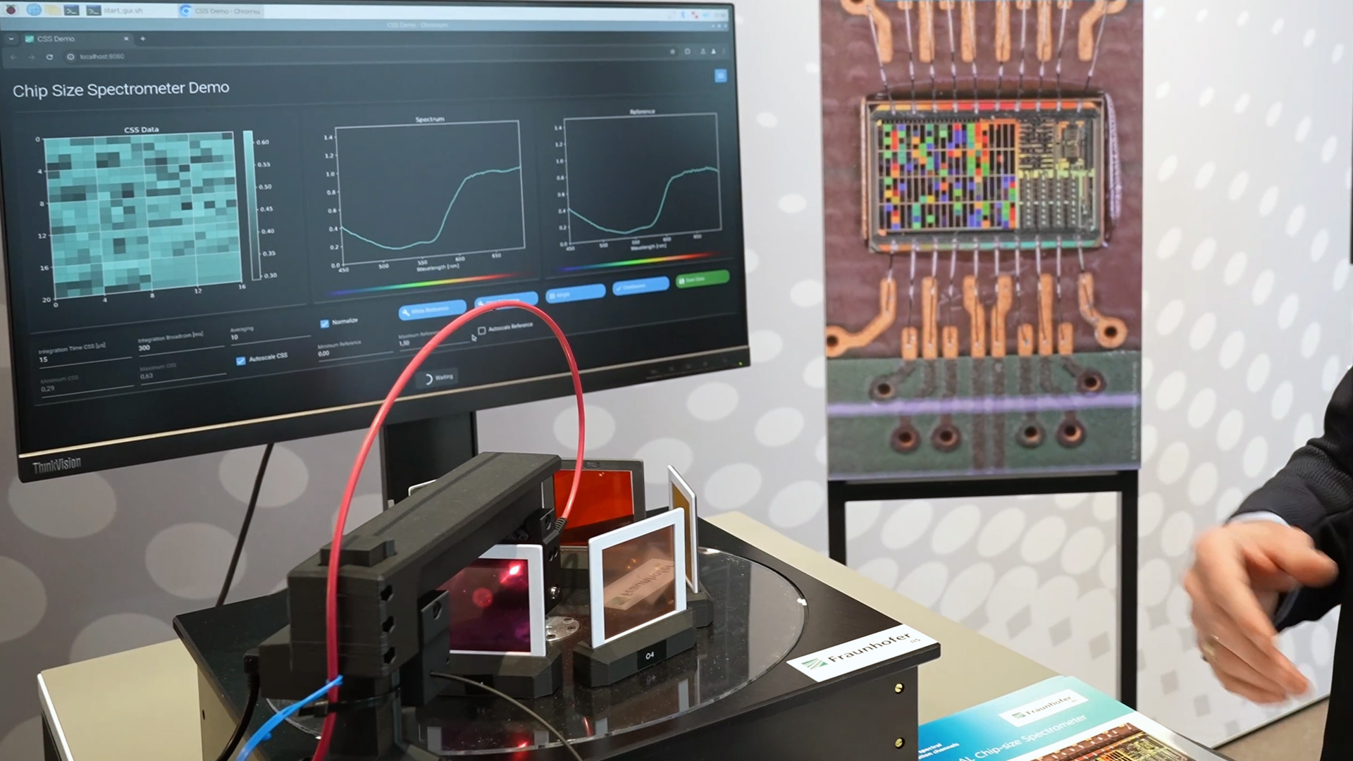 Innovatives Chip Size Spektrometer für kompakte Analyse Fraunhofer IIS electronica 2024