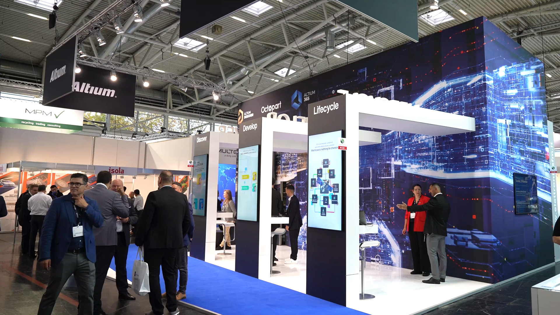 Neuheiten Altium Messestand electronica 2024 Messe Muenchen