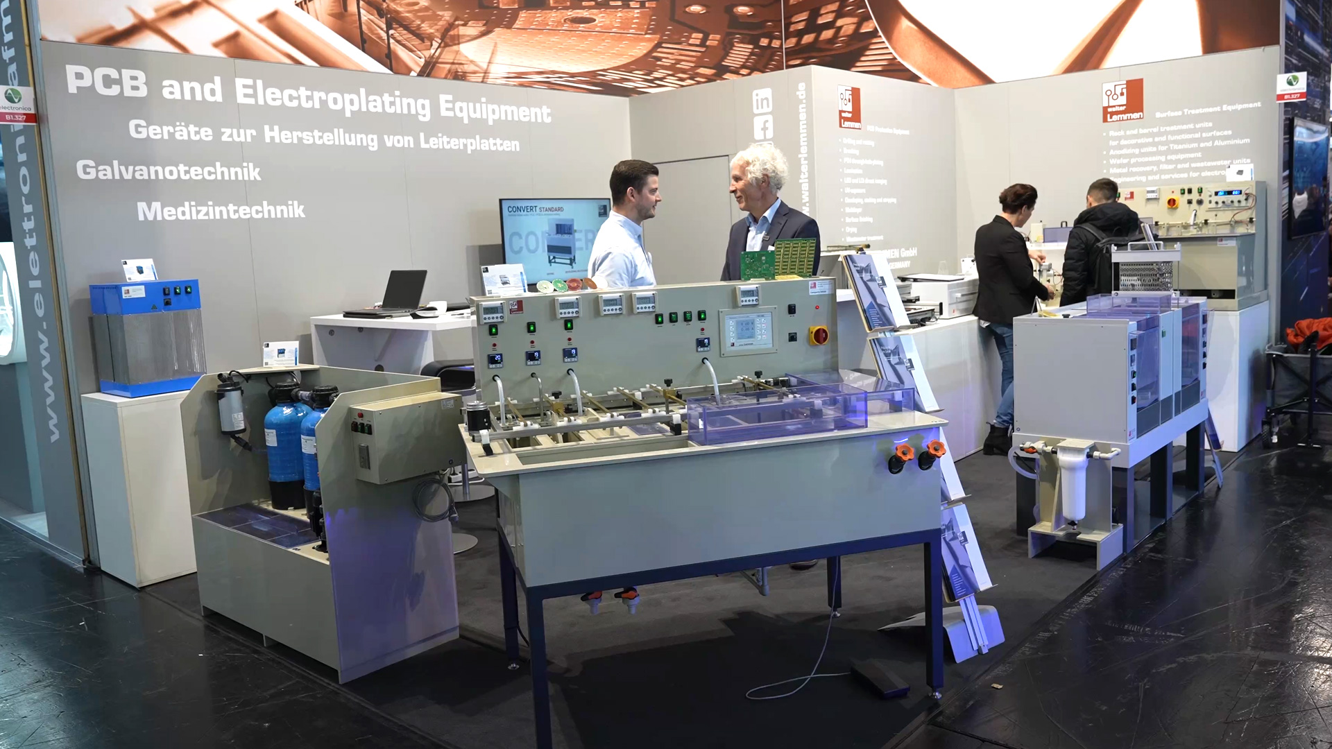 Neuheiten Walter Lemen Messestand electronica 2024 Messe Muenchen