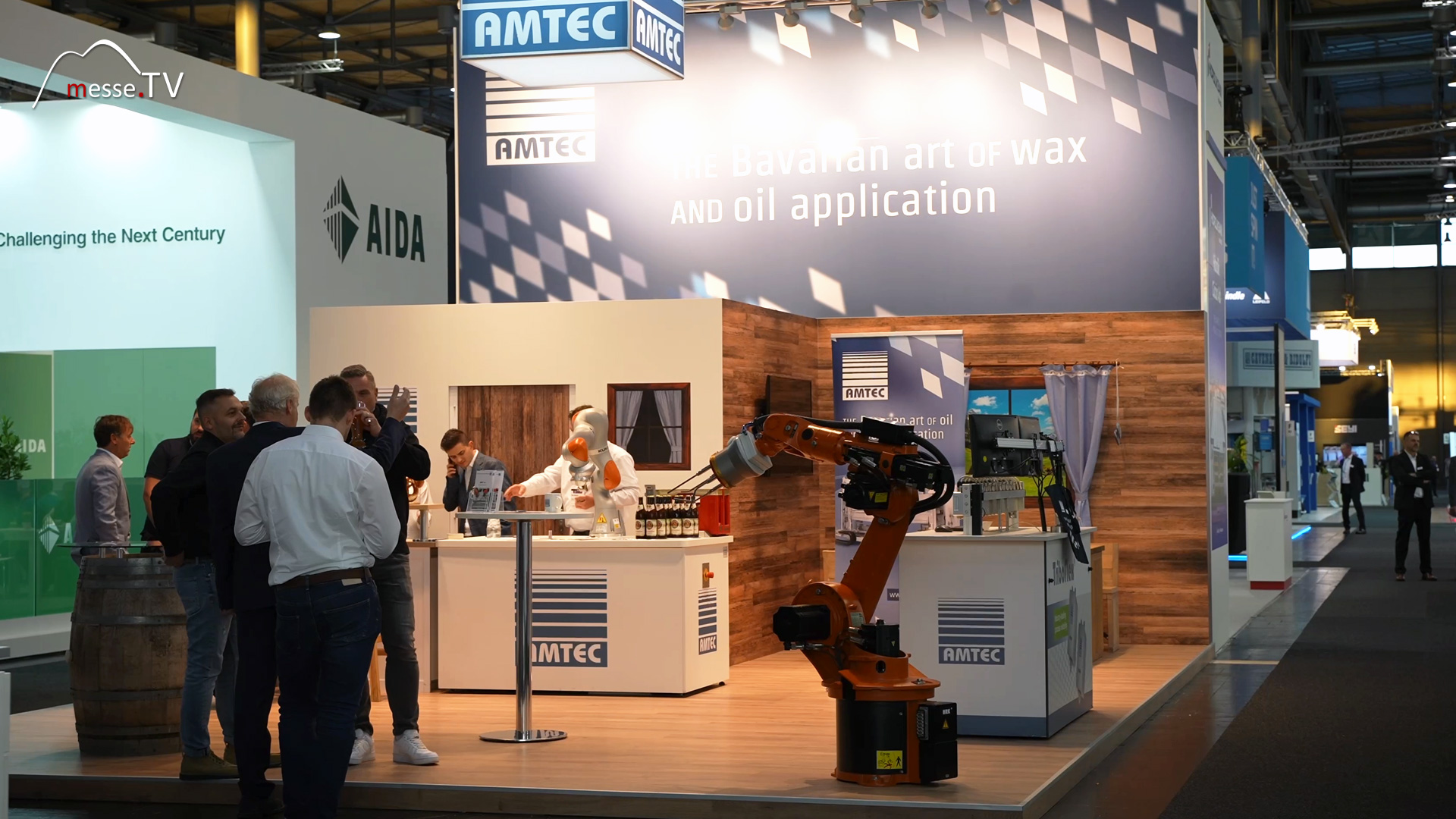 Messestand Amtec Triboflex Technologie Euroblech 2024 Messe Hannover