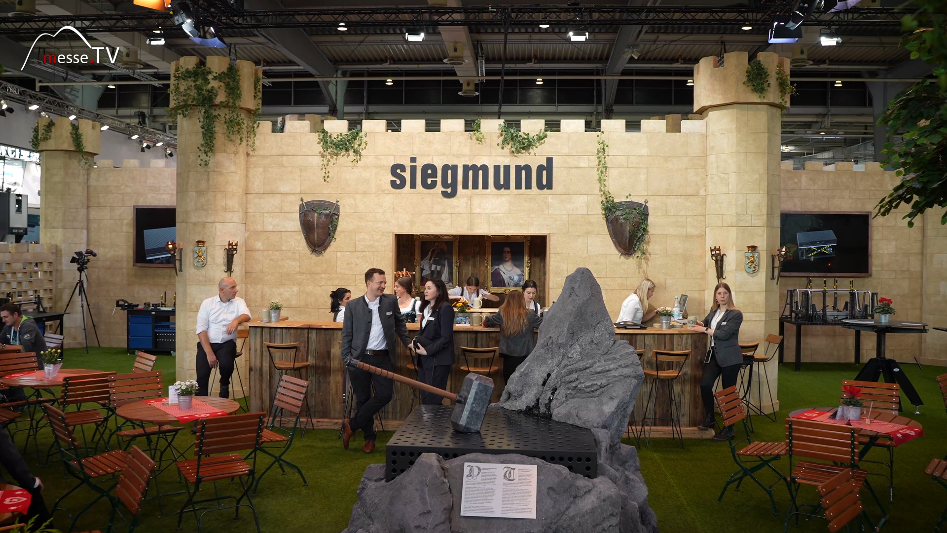 Messestand Siegmund Schweisstische Euroblech 2024 Messe Hannover