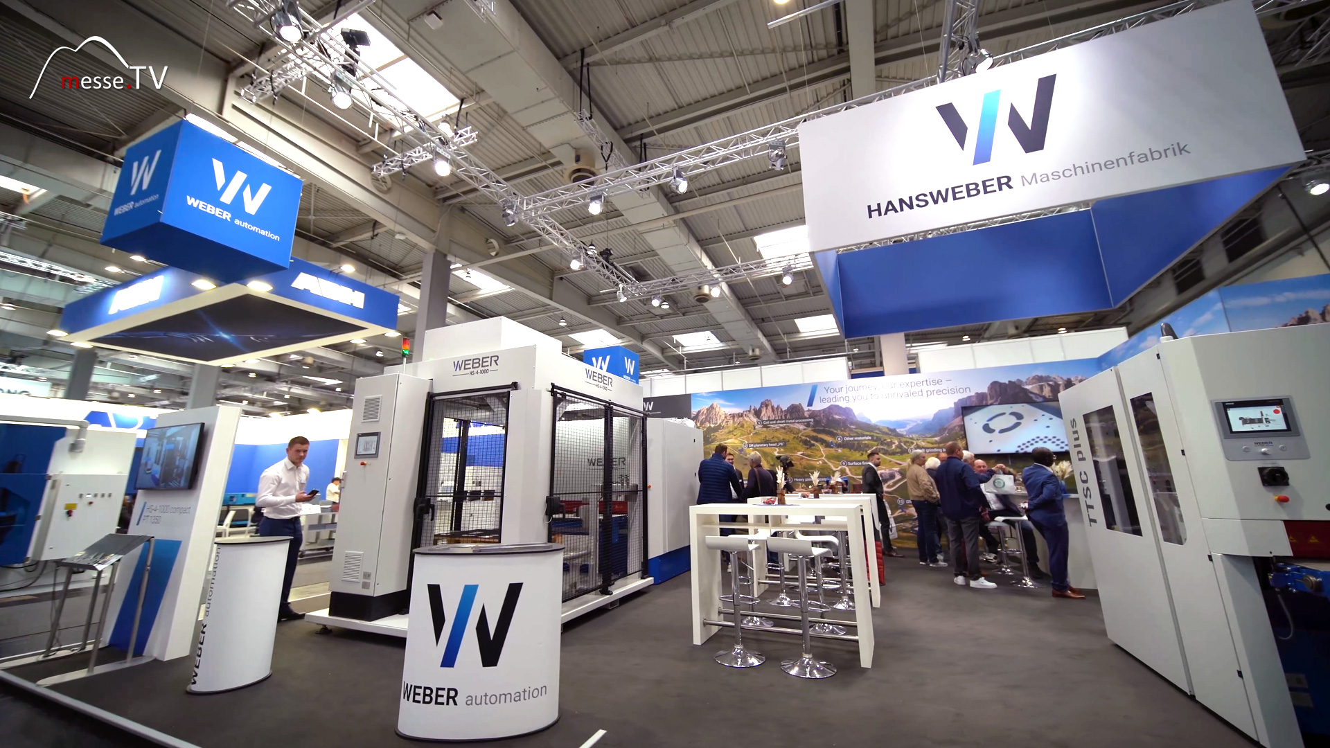 Neuheiten Messestand Weber Maschinenfabrik Euroblech 2024 Messe Hannover