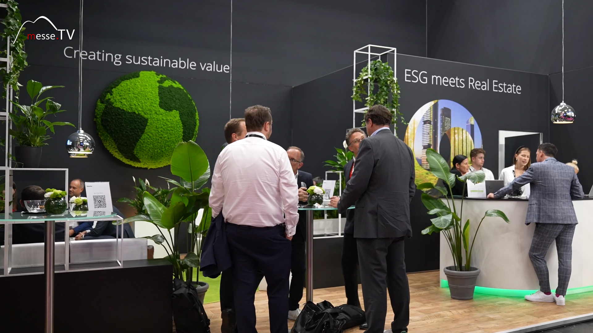 Messestand Deloitte EXPO REAL 2024 Messe Muenchen