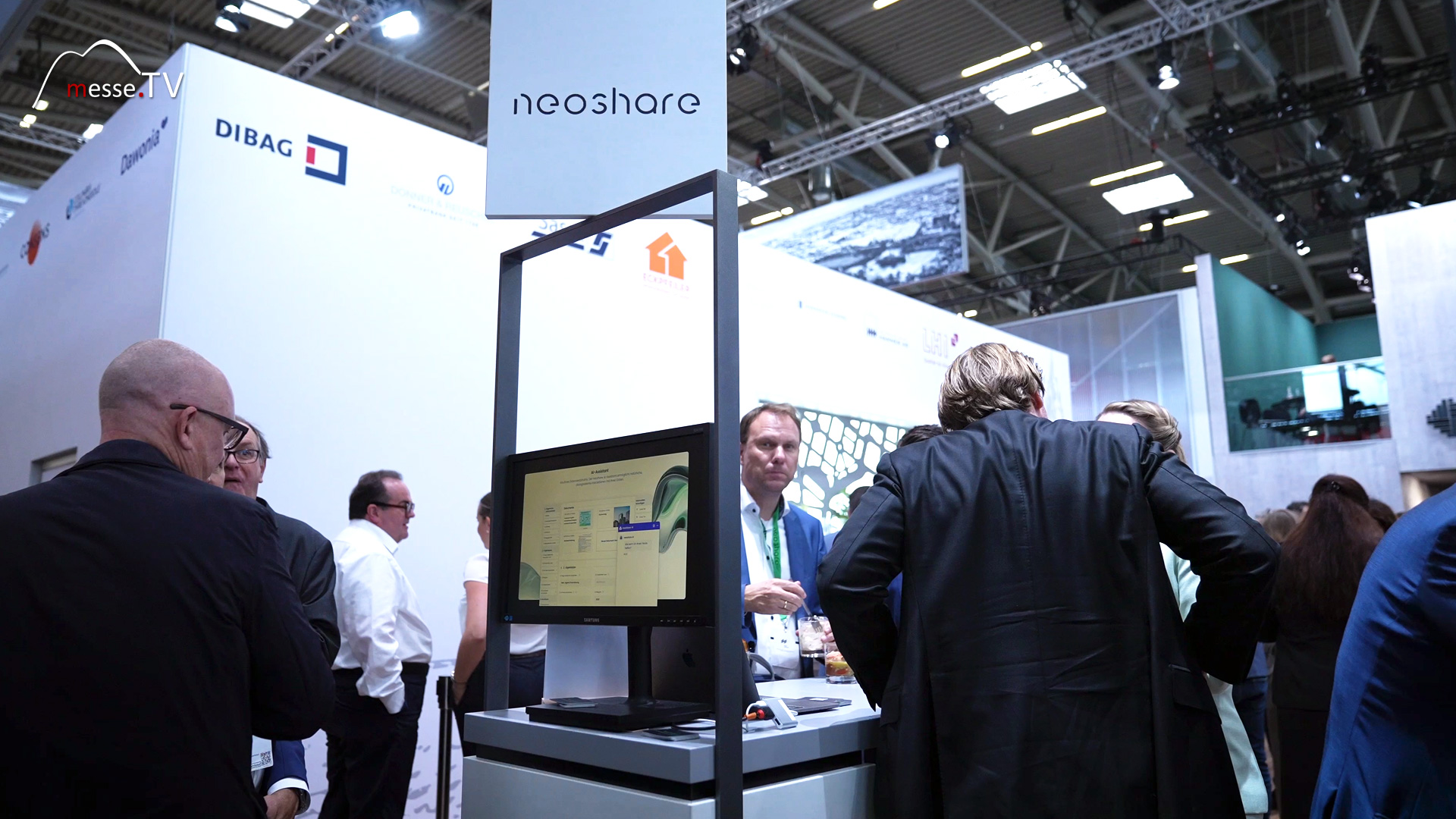 Messestand Saas Plattform neoshare EXPO REAL 2024 München