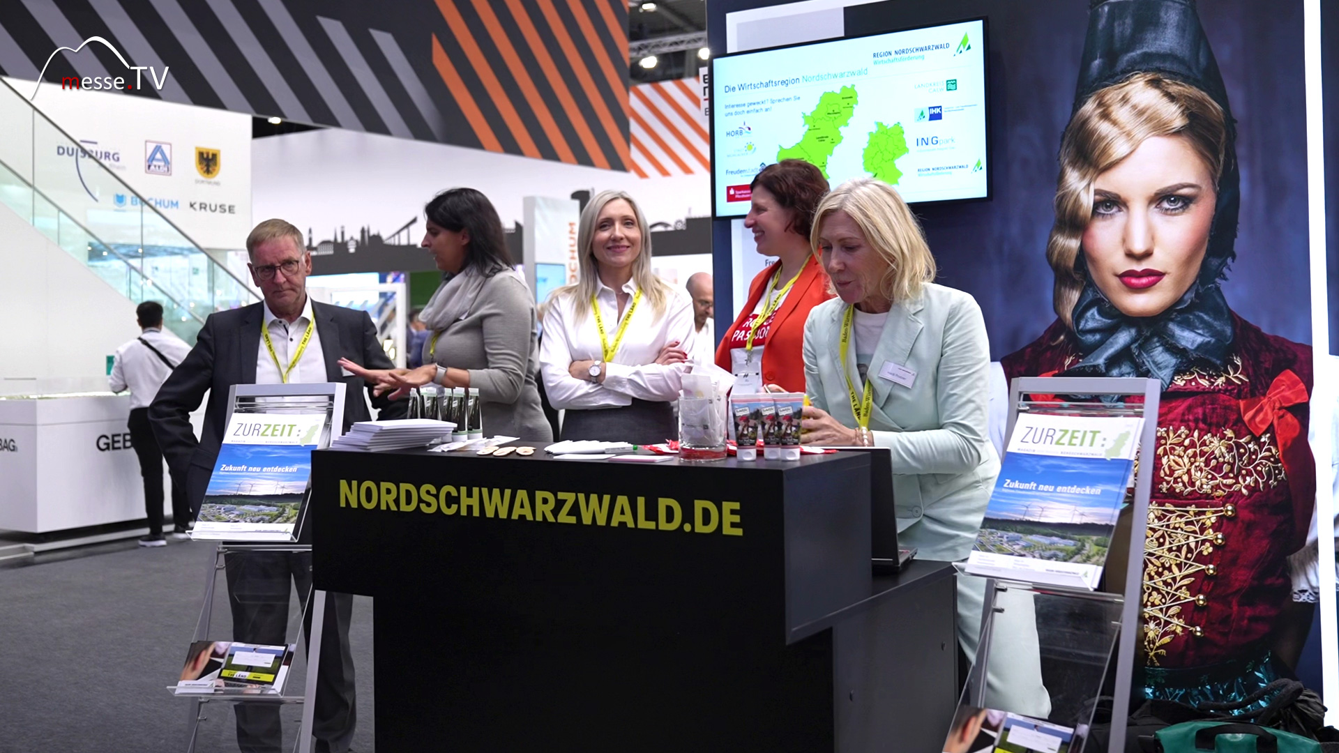 Messestand The Länd Baden Württemberg Wirtschaftsregion Nordschwarzwald EXPO REAL 2024