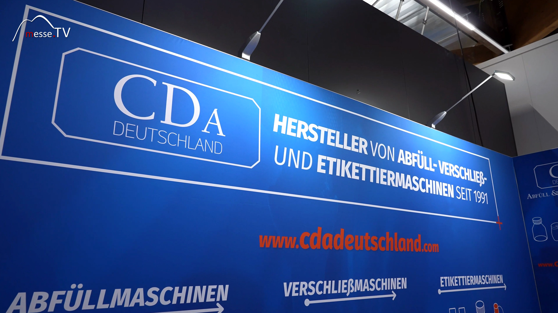 Abfüll-, Verschließ-, und Etikettiermaschinen CDA Deutschland Fachpack 2024 Nürnberg