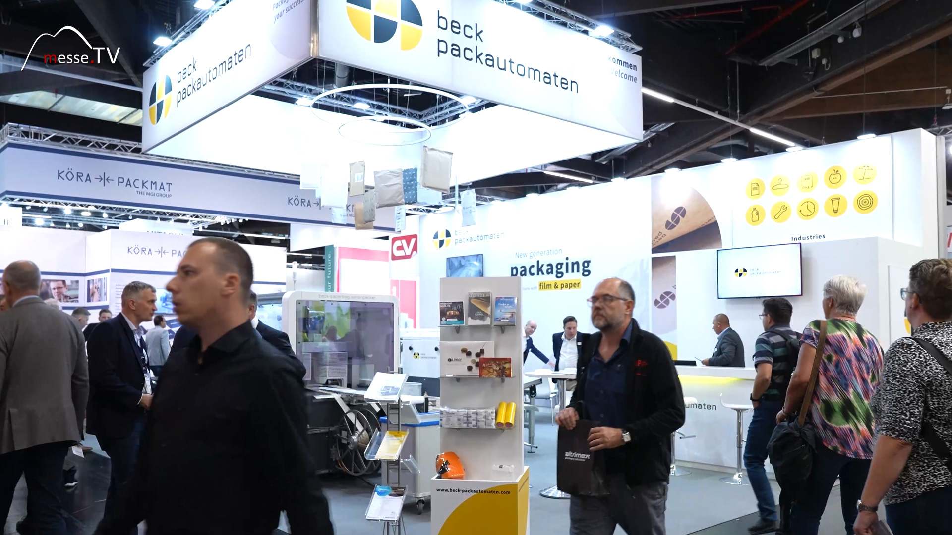 Messestand Beck Packautomaten Fachpack Nuernberg 2024