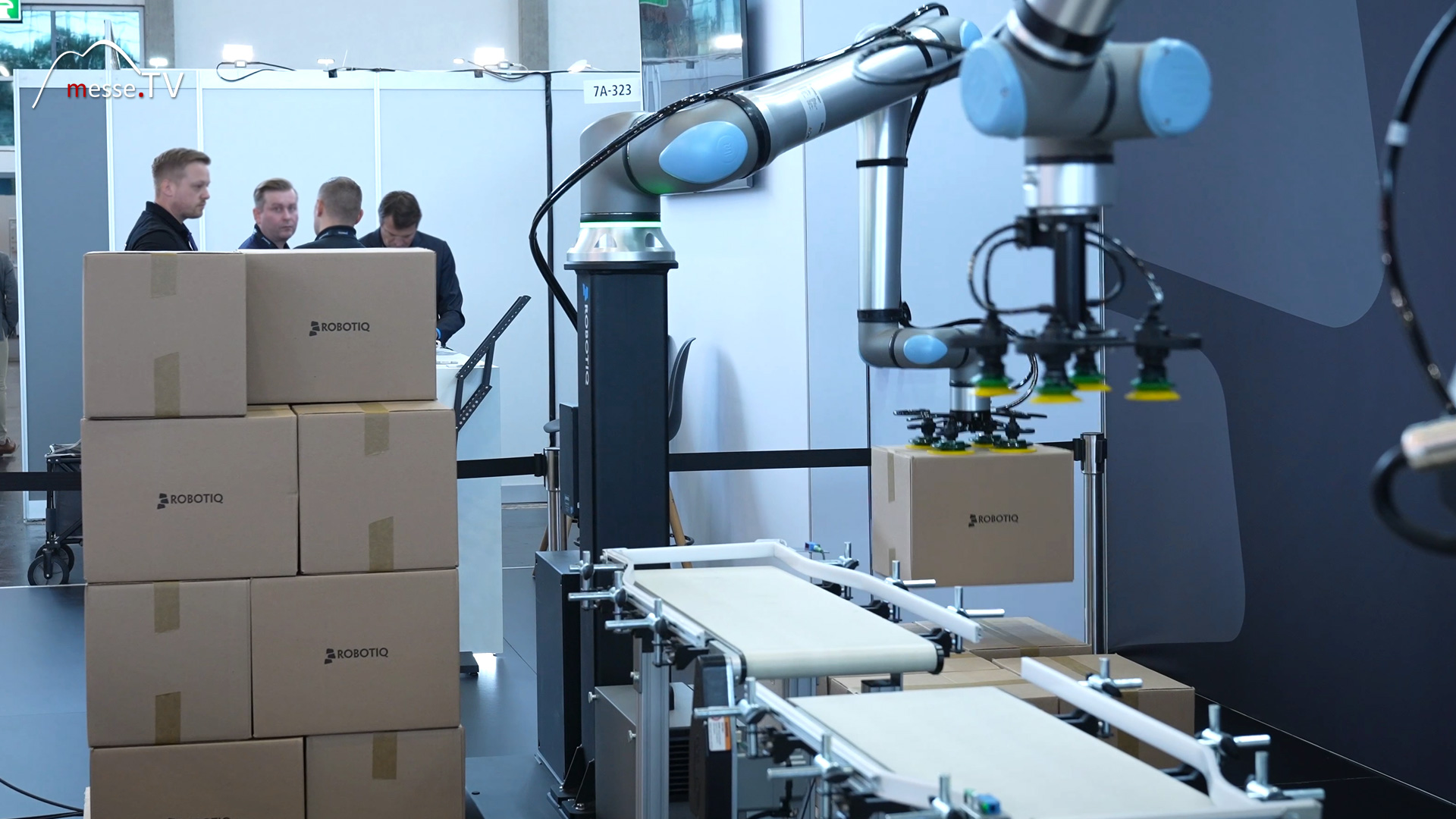 Verpackungsloesungen Automatisierung Palettierprozess Robotiq Fachpack 2024