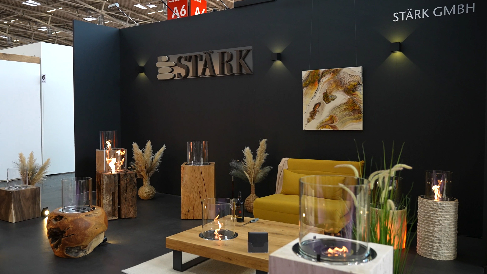 Design Feuerstellen Stärk Messestand Handwerksmesse 2024 München