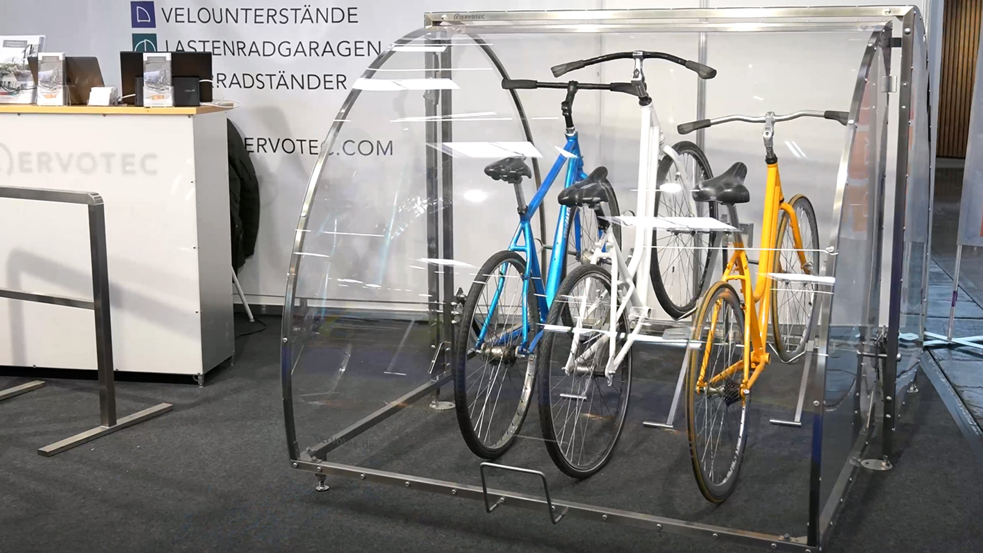 Fahrradgaragen Edelstahl und Polycarbonat Cervotec Heim und Handwerk 2024