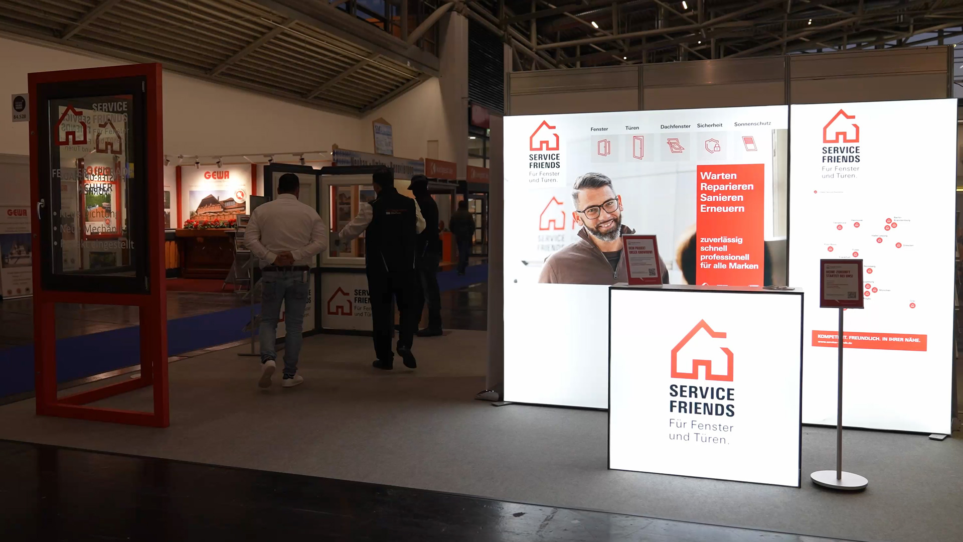 Fenstersanierung Service Friends Messestand Handwerksmesse 2024 München