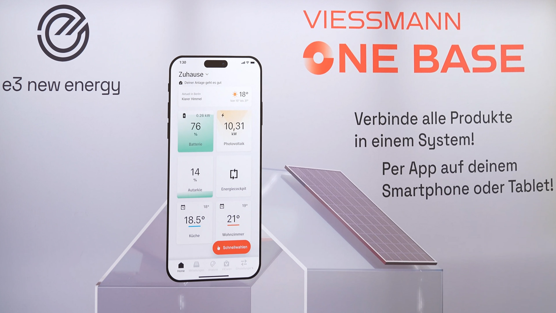 Intelligente Energieverwaltung Viessmann One Base