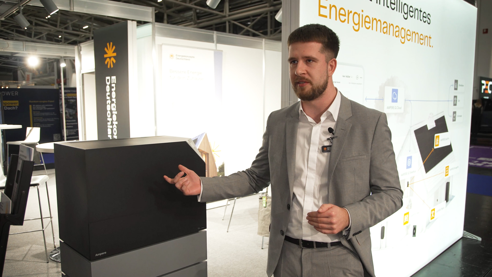 Interview EKD Solar smartes Energiemanagement Dominic Biljesko Heim Handwerk 2024 Messe München