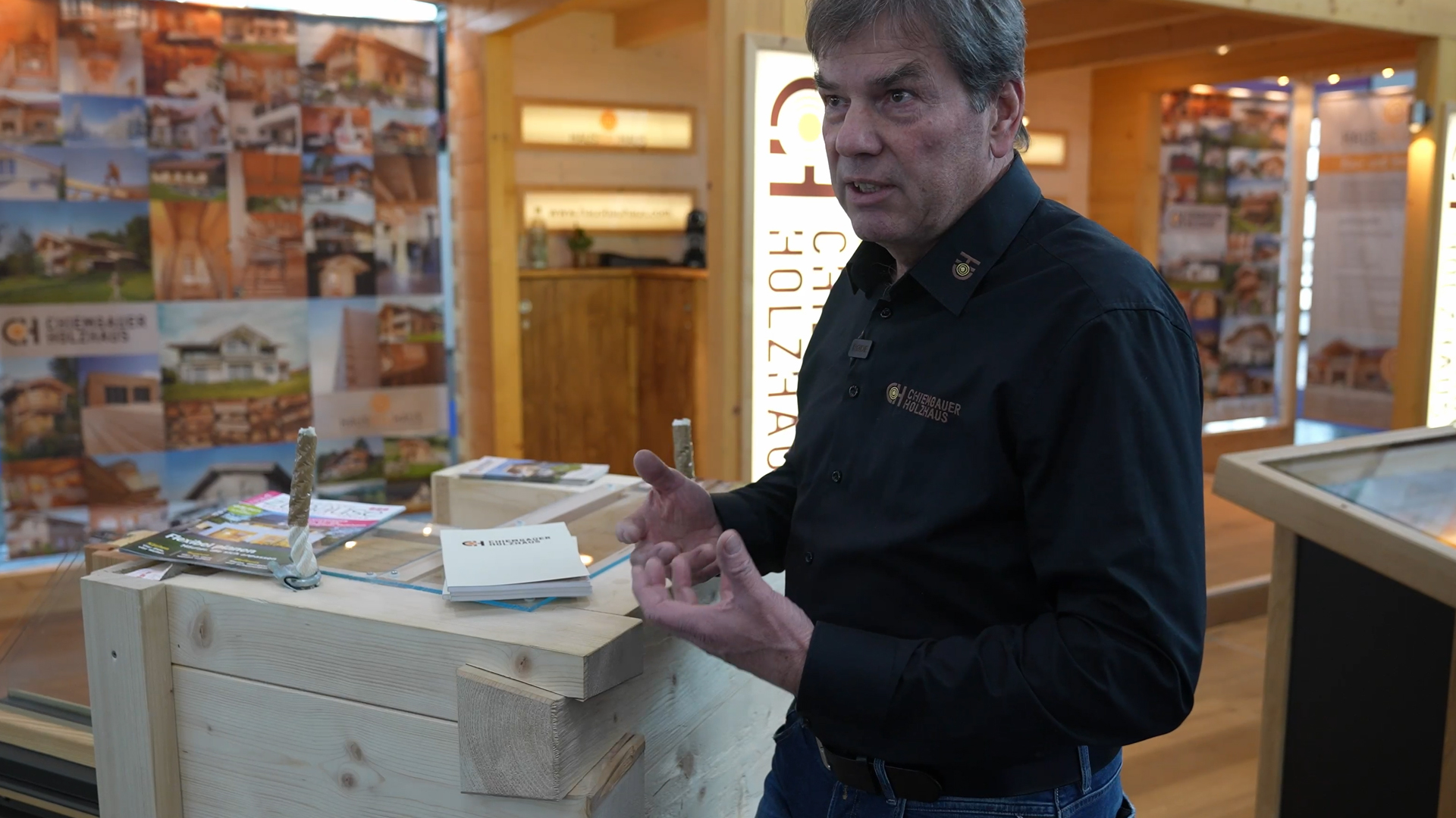 Massivholzbau Chiemgauer Holzhaus Heim Handwerk 2024