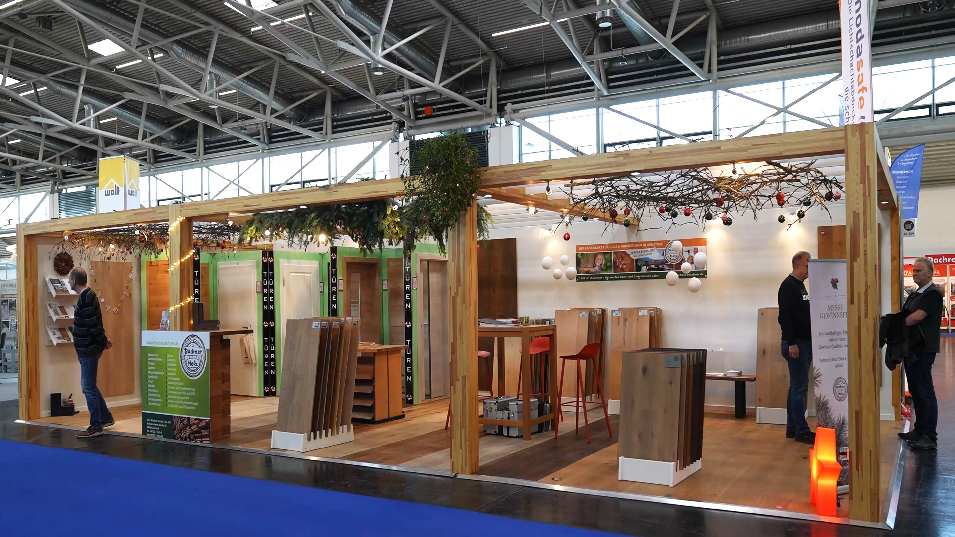 Neuheiten 2024 Holz Büchner Messestand Handwerksmesse München