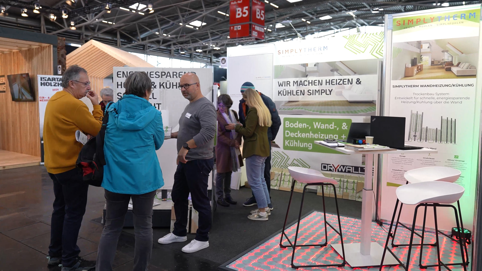 Neuheiten 2024 Simpltherm Messestand Heim Handwerk Messe München