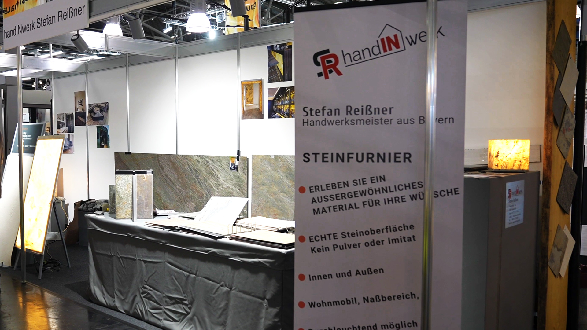 Neuheiten 2024 Steinfurnier handINwerk Handwerksmesse München