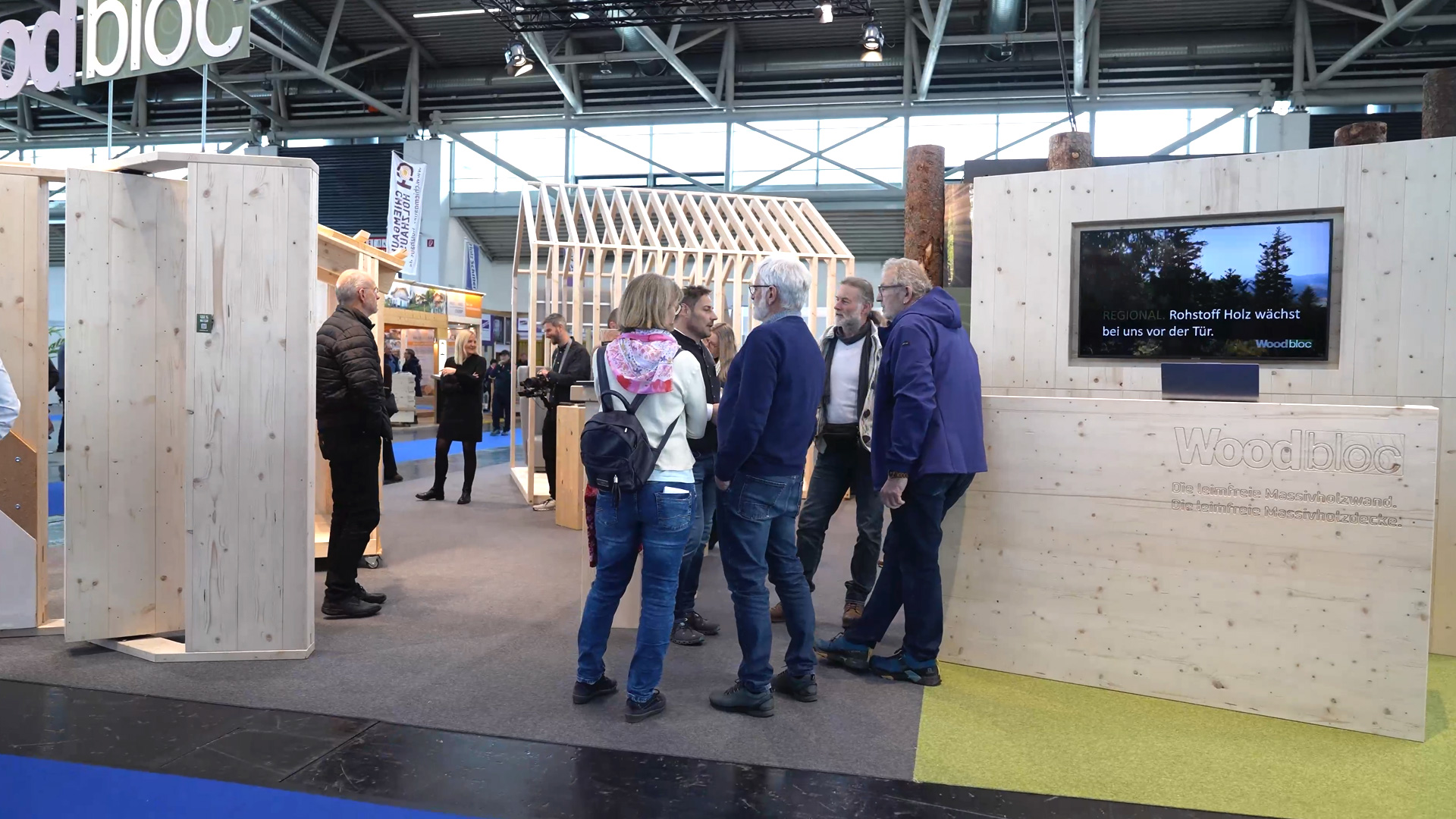 Neuheiten 2024 Woodbloc Messestand Heim Handwerk Messe München