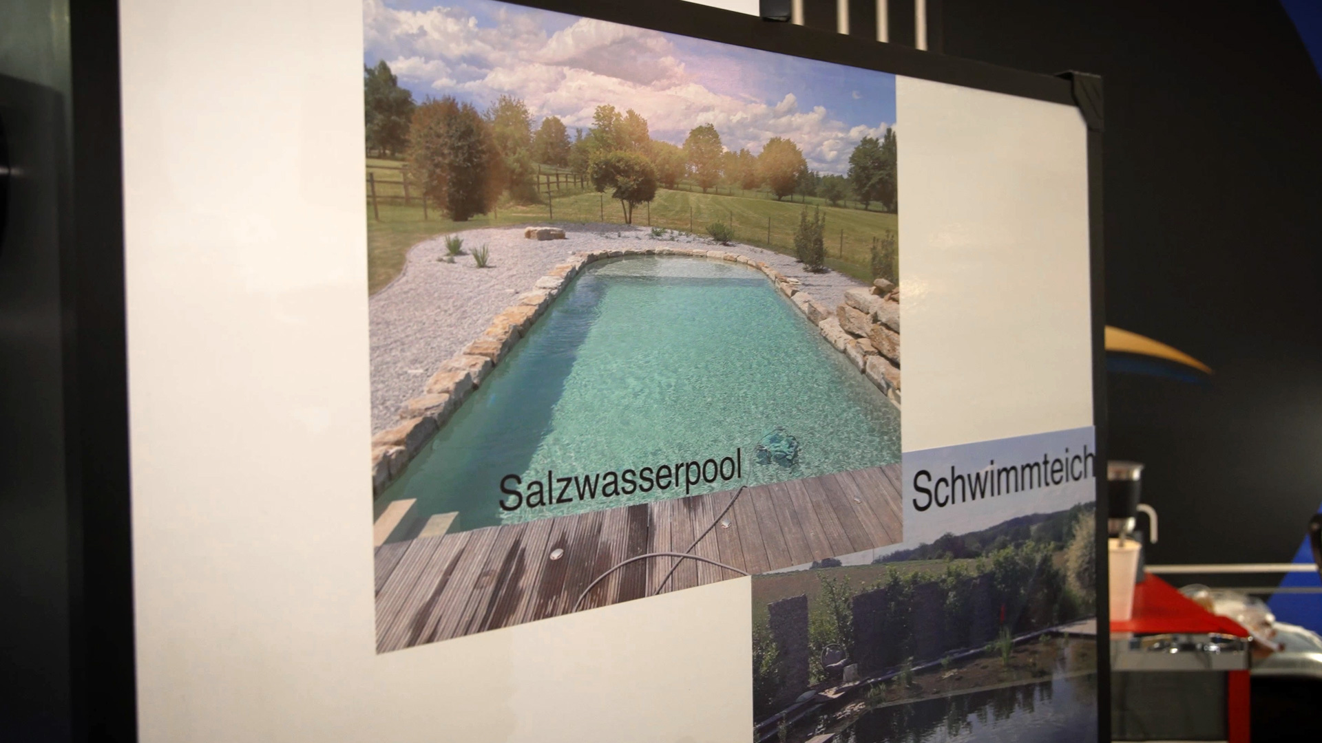 Salzwasserpool mit Natursteinumrandung pim POOL