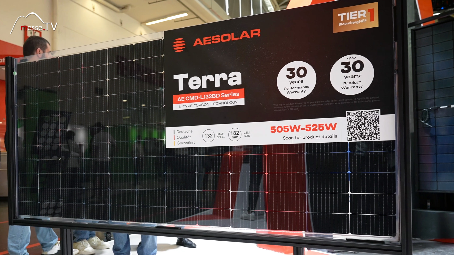 Bifaziale Solarmodule vertikal einsetzbar AESOLAR