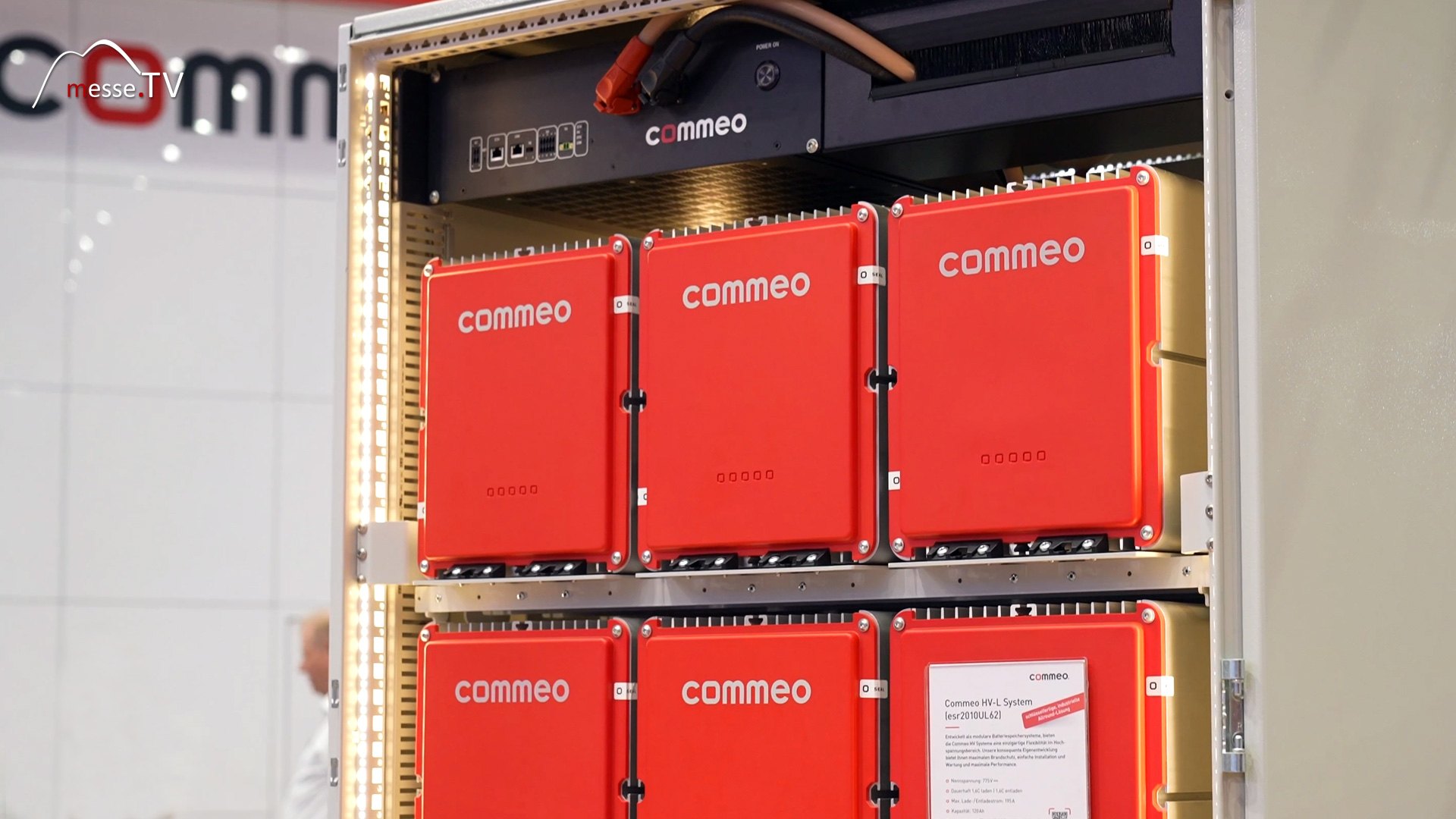 Commeo HV L System Energie Versorgungscontainer Intersolar Europe 2024