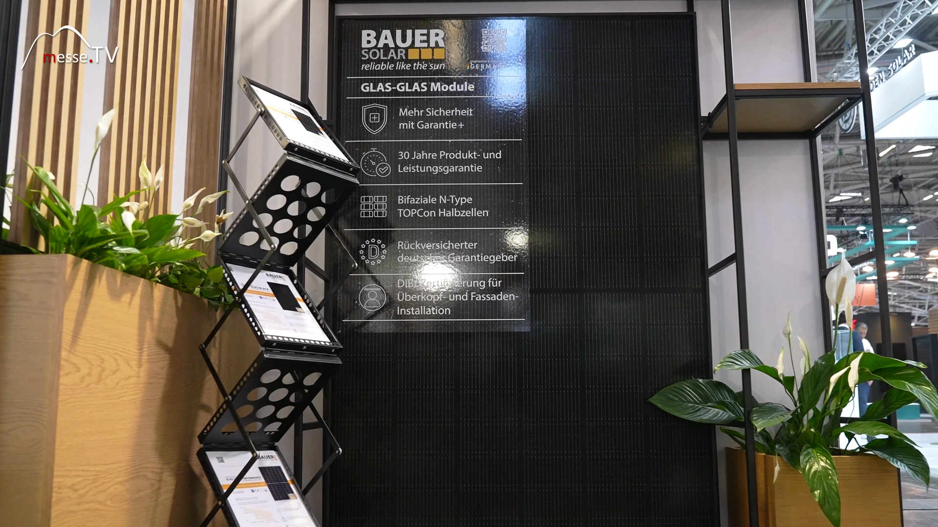 Glas Glas PV Modul BAUER SOLAR