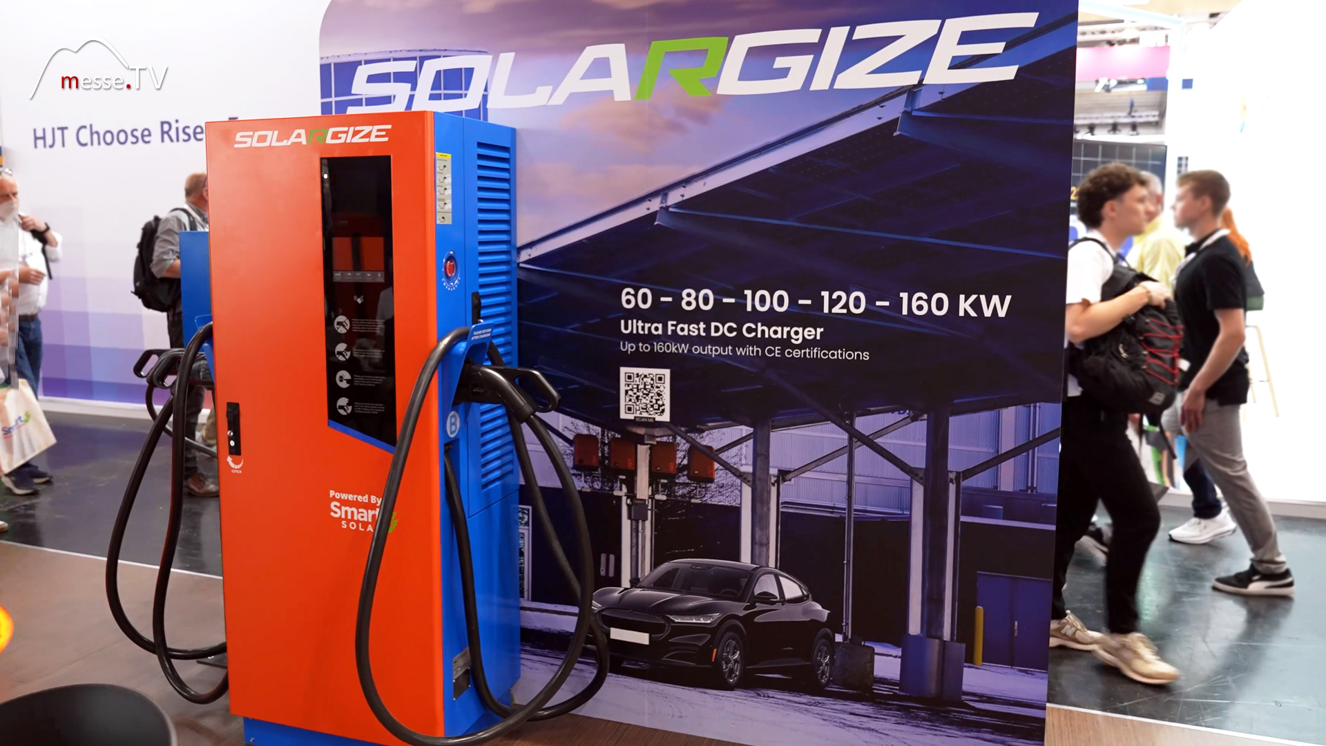 Solargize Schnellladesaeule Fast DC Charger Intersolar Europe 2024