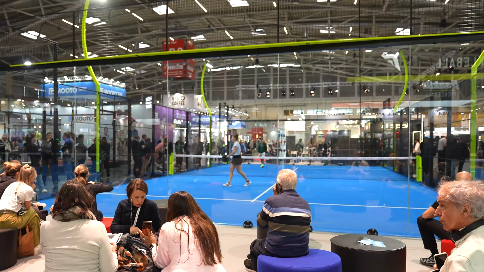 Adidas Padel Court auf der ISPO Munich 2024