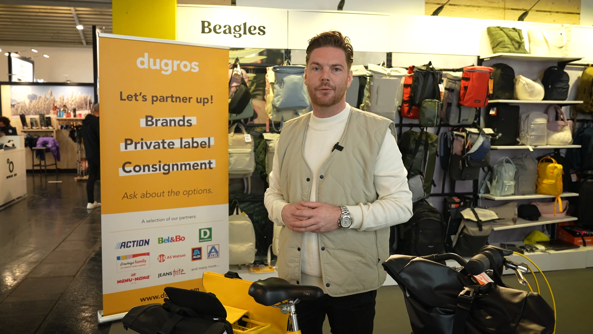 Brand Partnerschaften eigene Taschenkollektion dugros