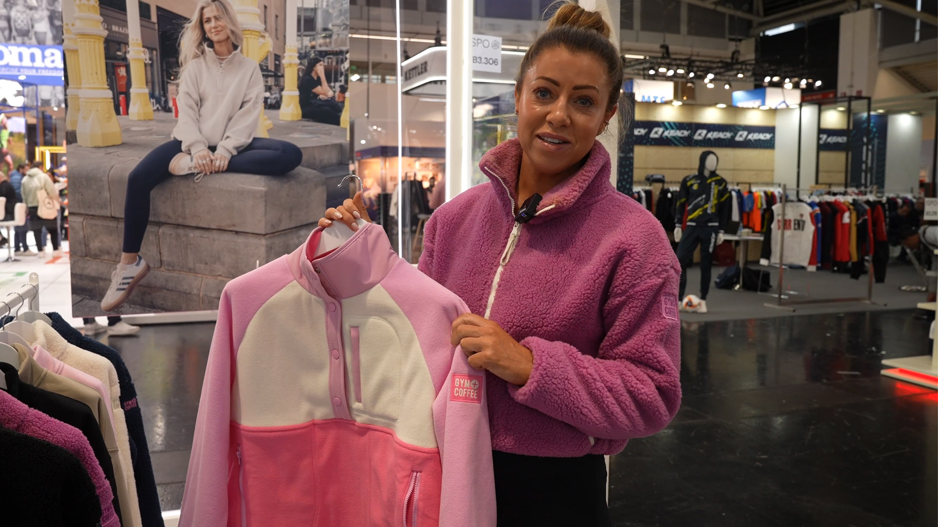 Interview Gym plus Coffee neue Kollektion Natalie Conway ISPO Munich 2024