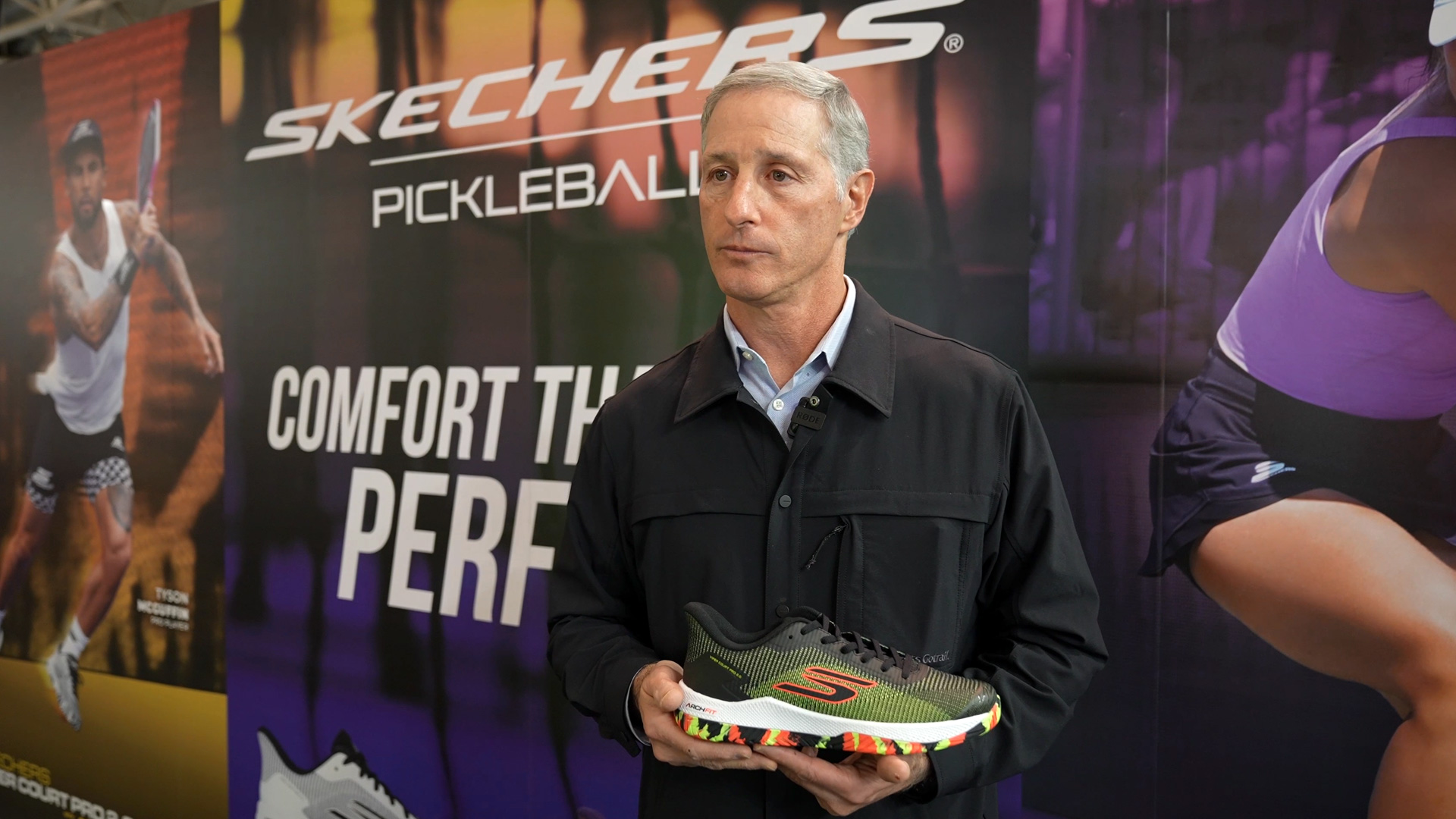 Interview Skechers Pickleball Padel Schuhe Daniel Levy ISPO Munich 2024