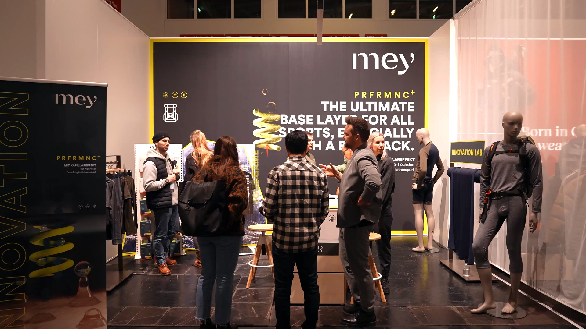 Neue Innovationen mey Sportwaesche ISPO 2024 Messe Muenchen