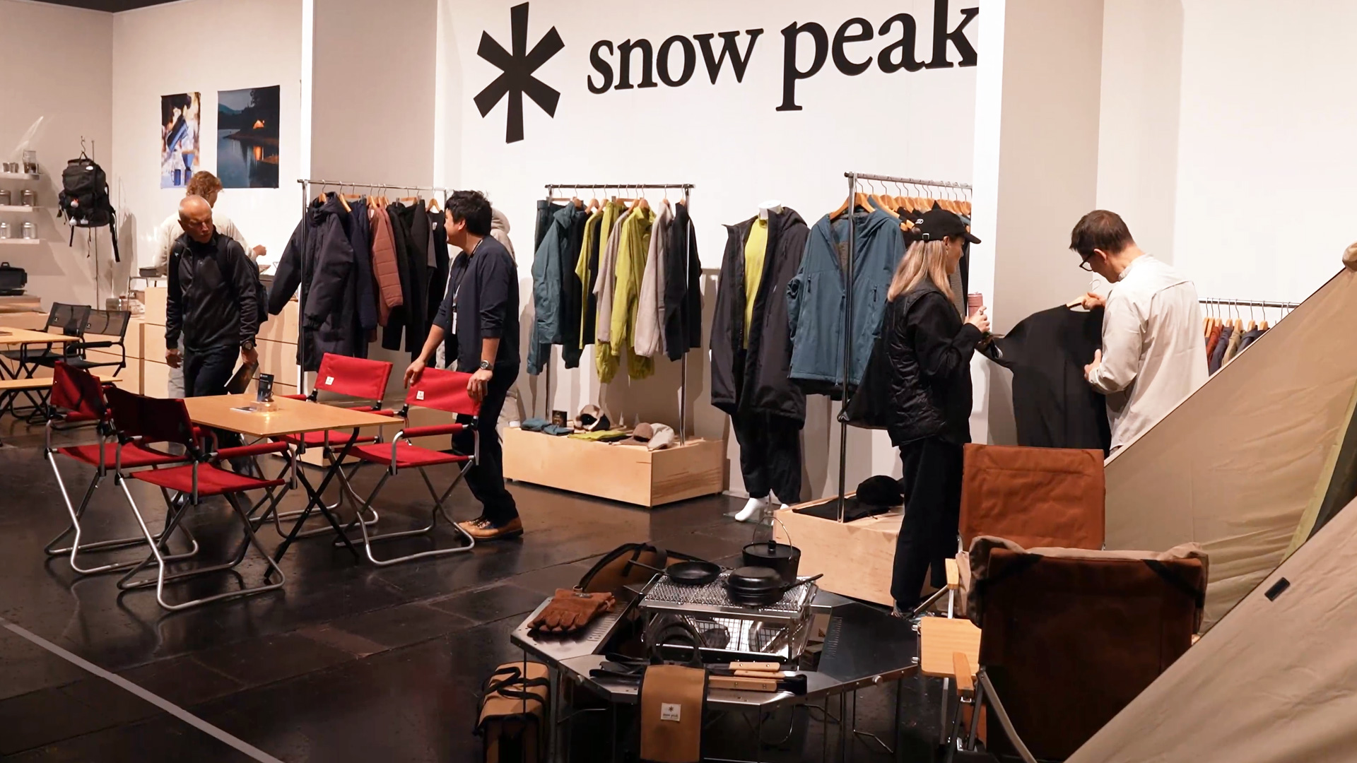 Neuheiten 2024 snow peak Messestand ISPO Munich 2024