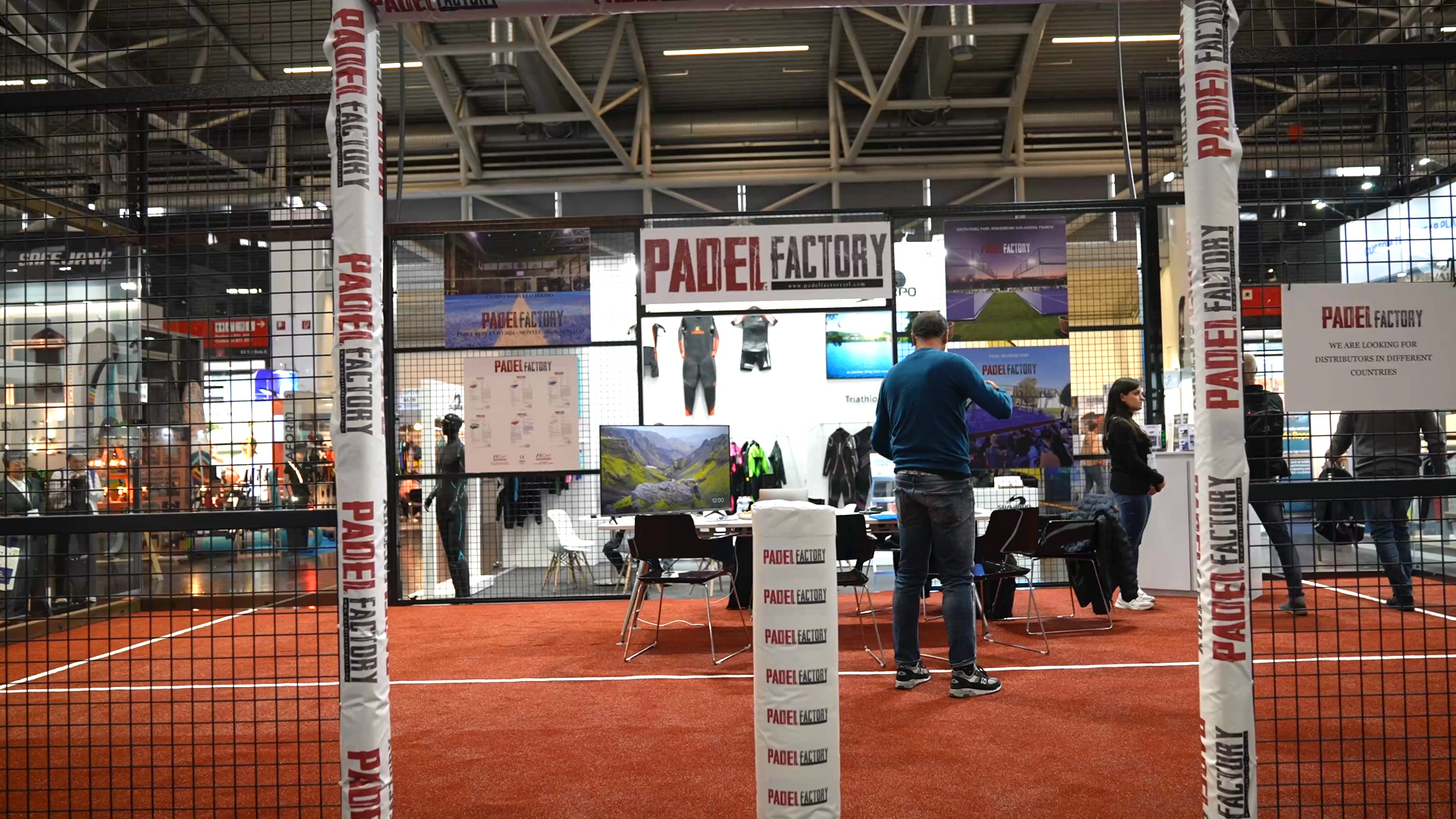 Padel Factory Messestand ISPO Munich 2024