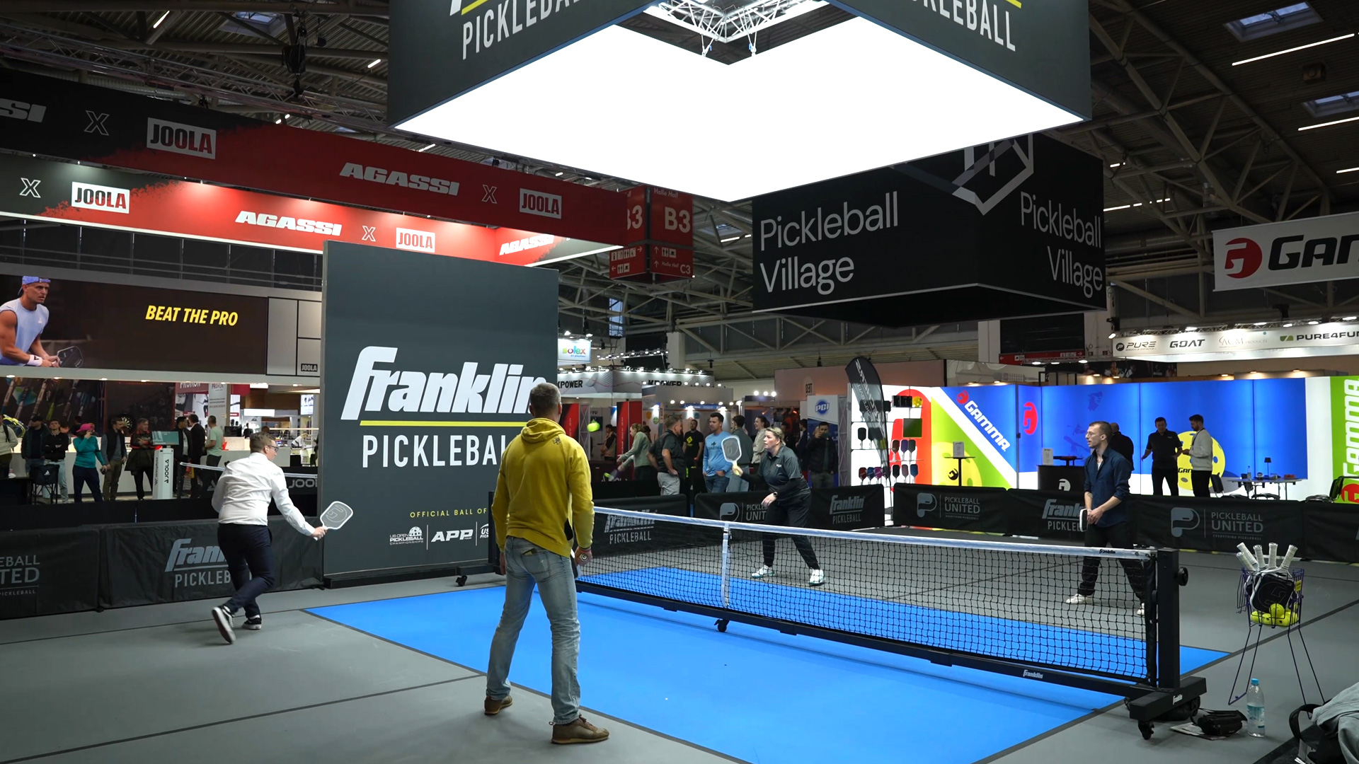 Pickleball Spielfeld ISPO Munich