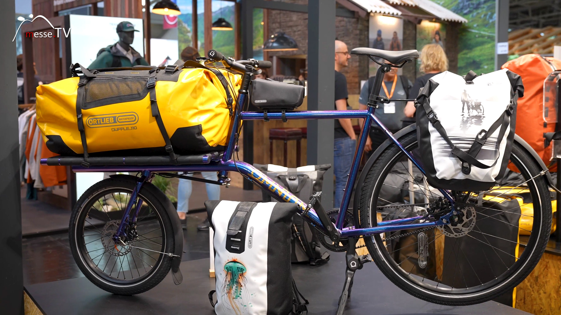 Wasserdichte Fahrradtaschen mobiler Gepaecktraeger Ortlieb