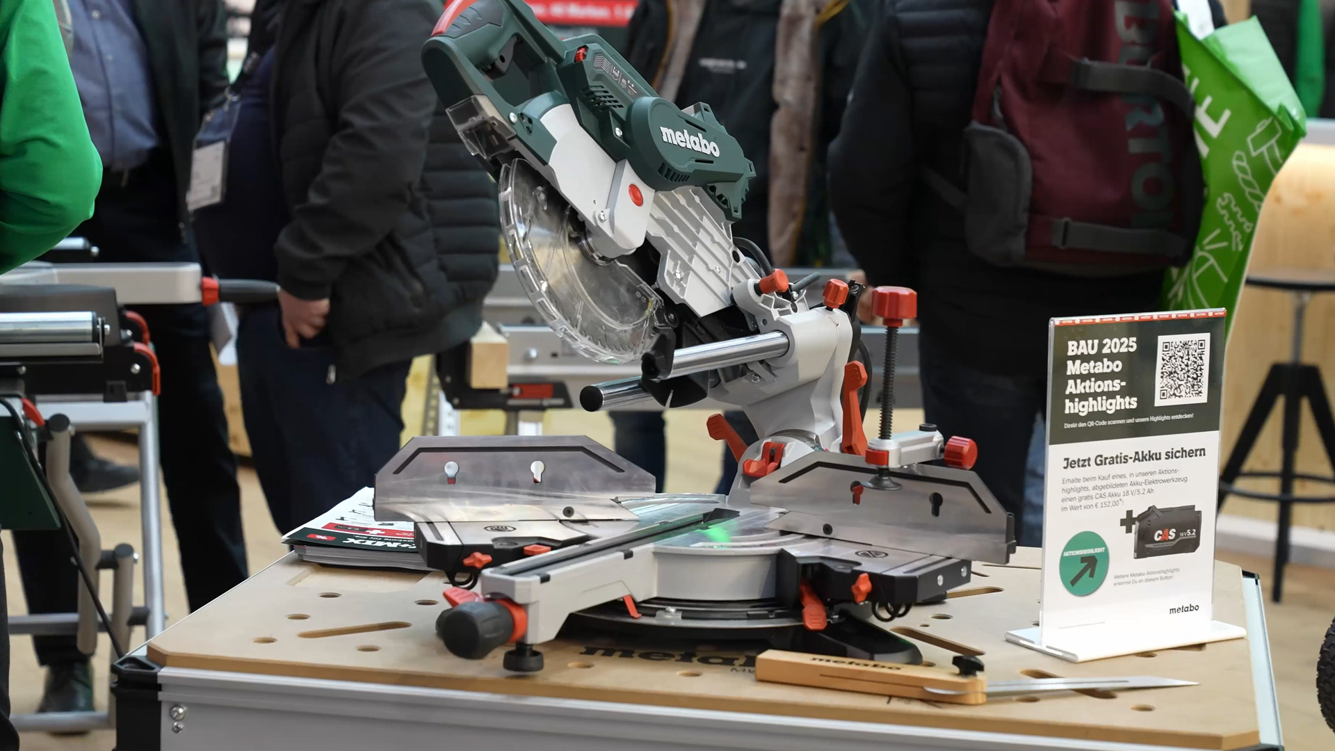 Kappsaege Metabo Messestand BAU 2024 München