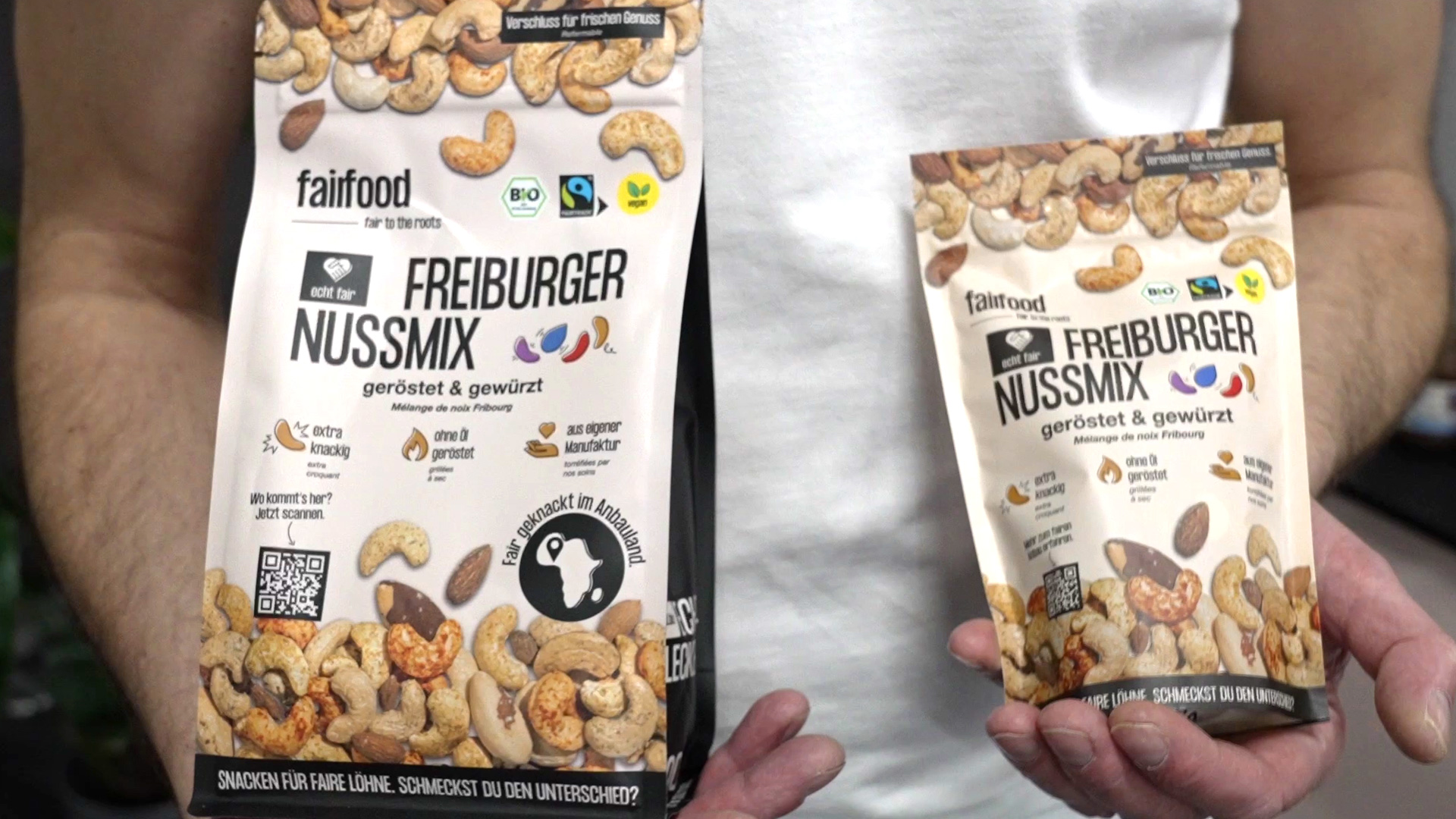 Fairtrade Bio Nussmix geröstet und gewürzt fairfood