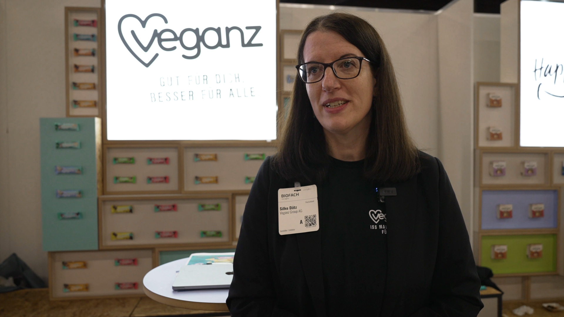 Interview Veganz Protein Cake Bar Silke Daetz Biofach 2025