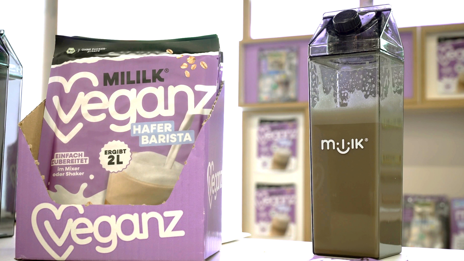 Mililk umweltfreundliche Milchalternative Veganz