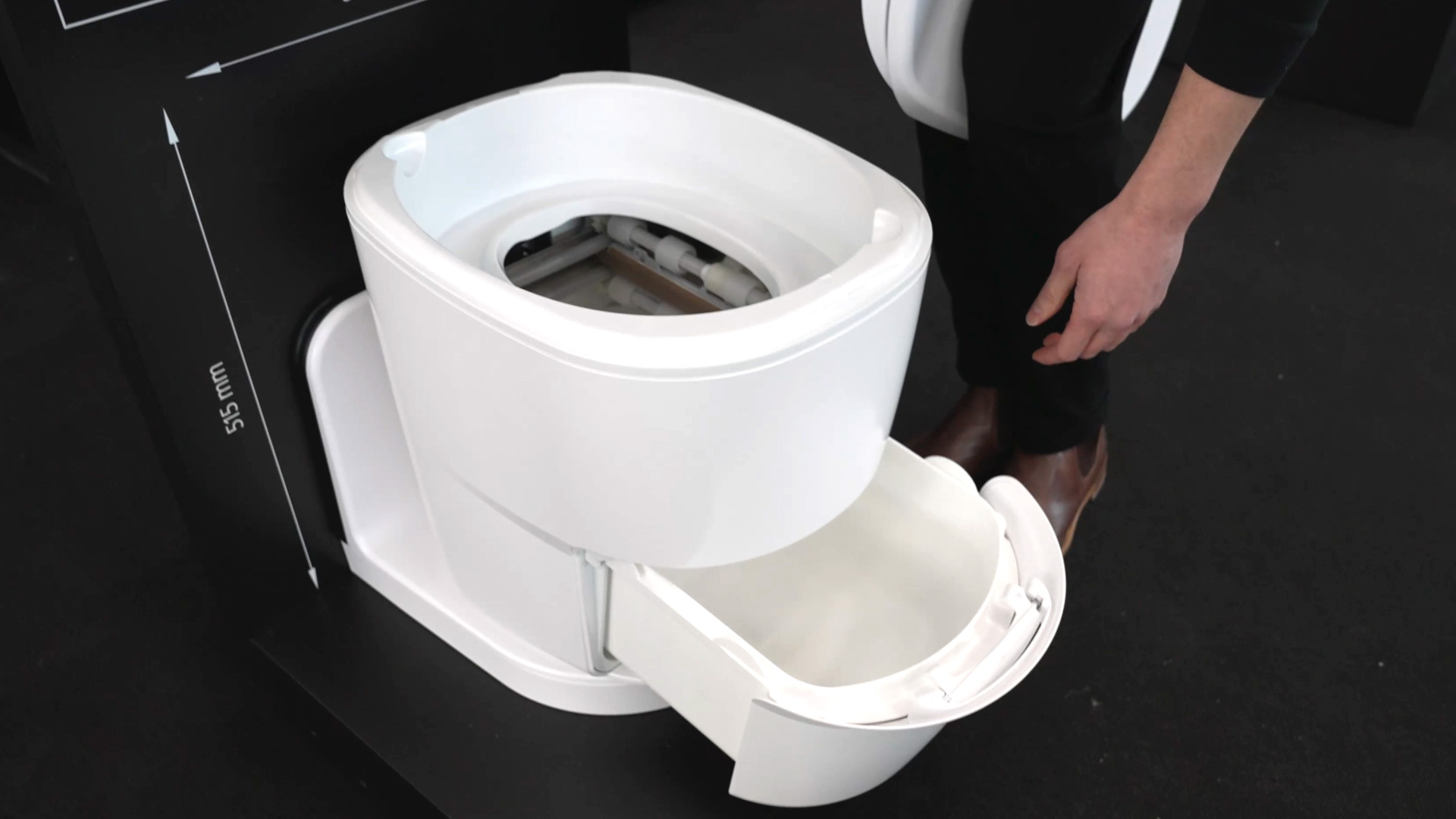 Innovative Toilette mobil und wasserlos