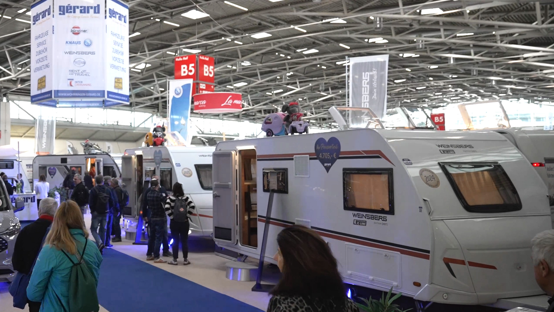 Wohnmobile und Wohnwagen Gerard Caravaning Reisemesse free 2025 Muenchen