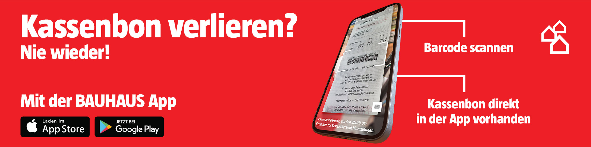 Banner B2C App Ads Digitaler Kassenbon 4x1