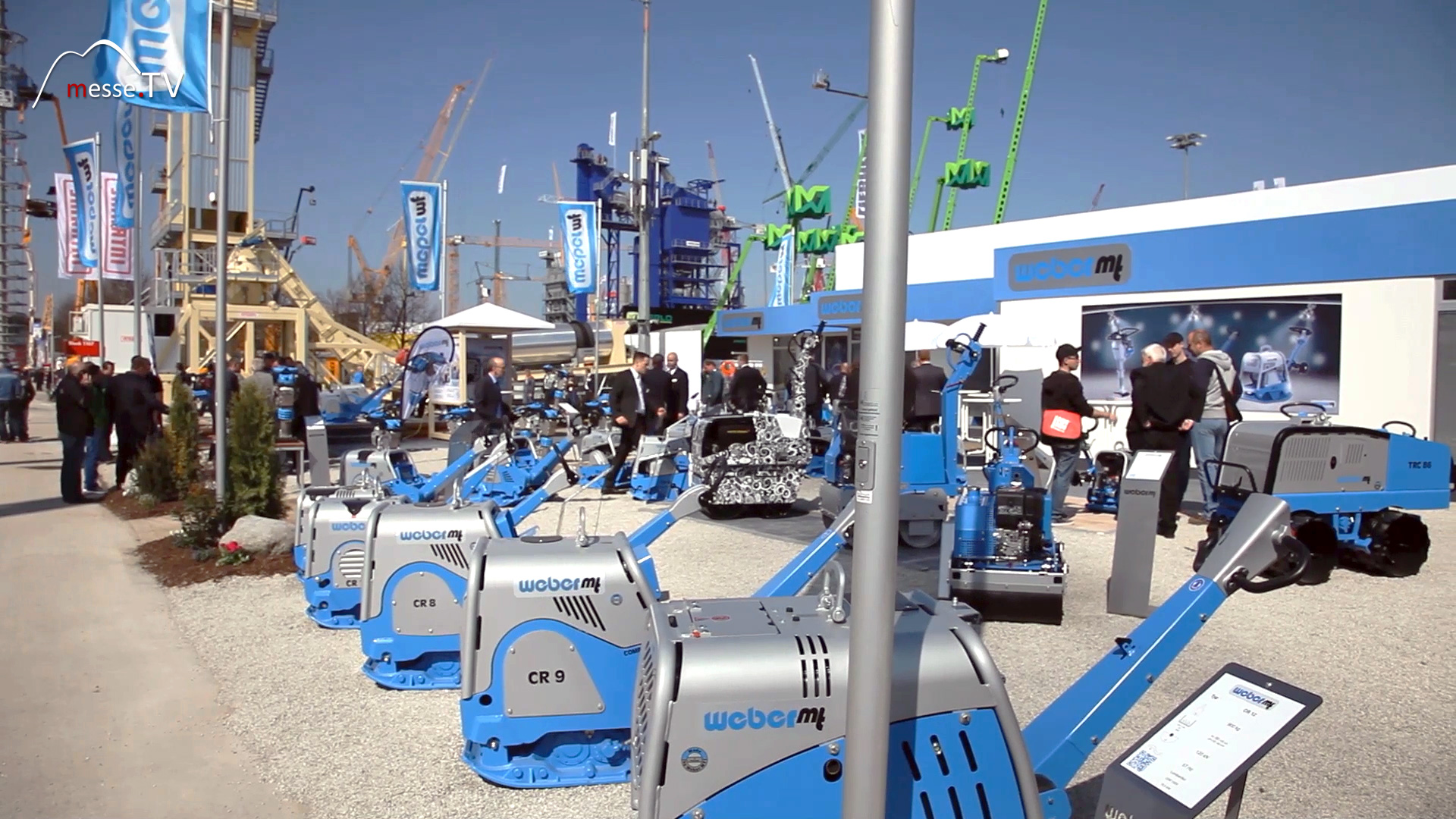 Exhibition appearance Weber MT bauma Munich